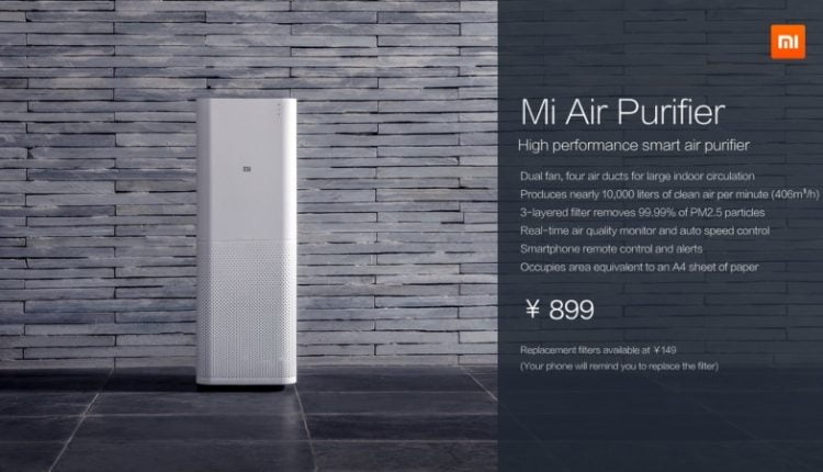 Xiaomi pristatė oro valytuvą Mi Air Purifier Lab