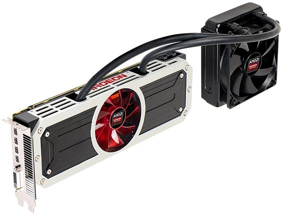 AMD Radeon R9 295X2 su hibridine aušinimo sistema