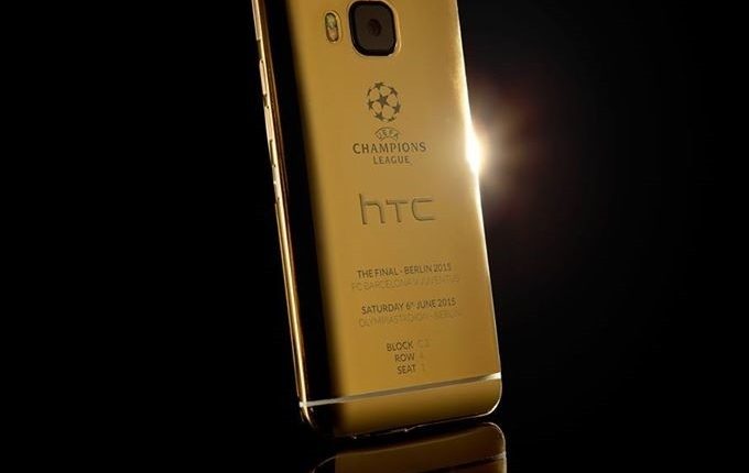 HTC One M9 24ct gold edition