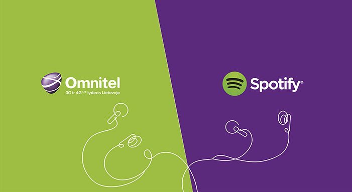 „Omnitel“ klientams visą vasarą – nemokami „Spotify“ duomenys