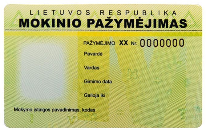 elektroninio moksleivio pažymėjimo sistema