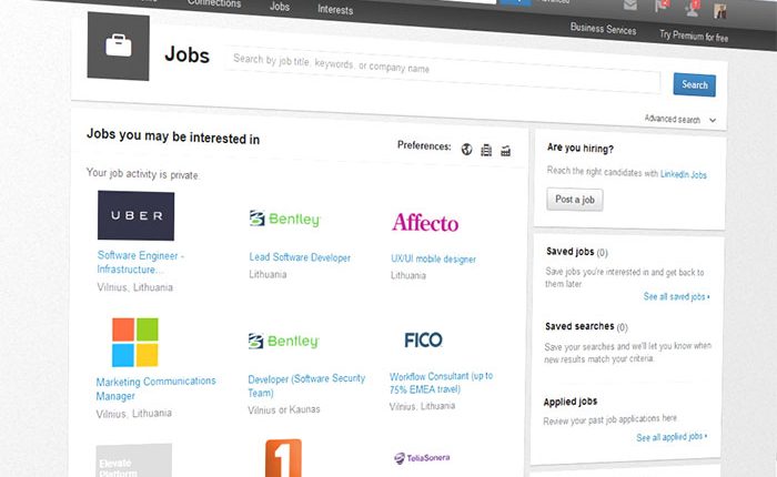 Socialinių tinklų paskyros – naujieji CV?