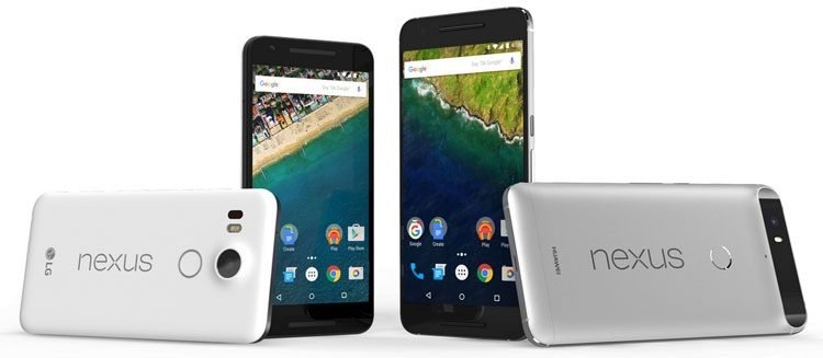 „Nexus 5x“ ir „Nexus 6P"