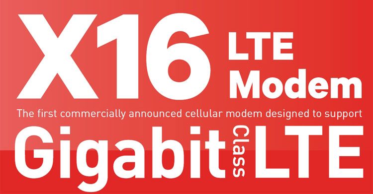 Snapdragon X16 LTE