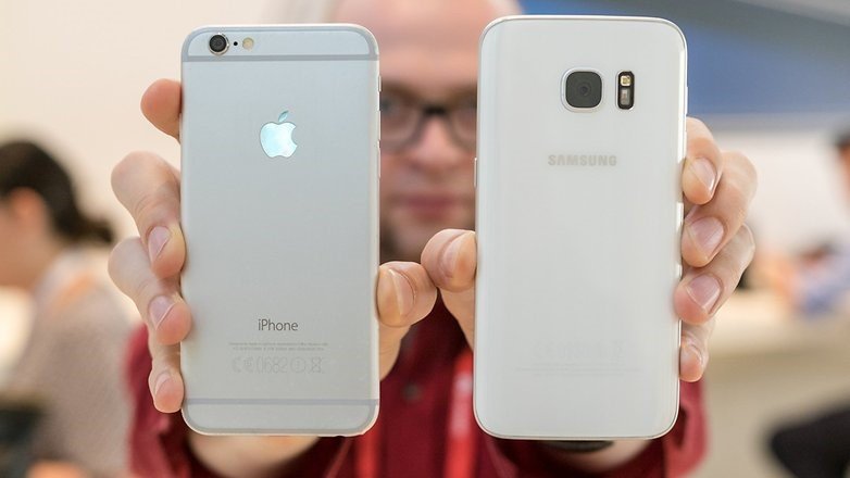Samsung GALAXY S7 prieš Apple IPhone 6s