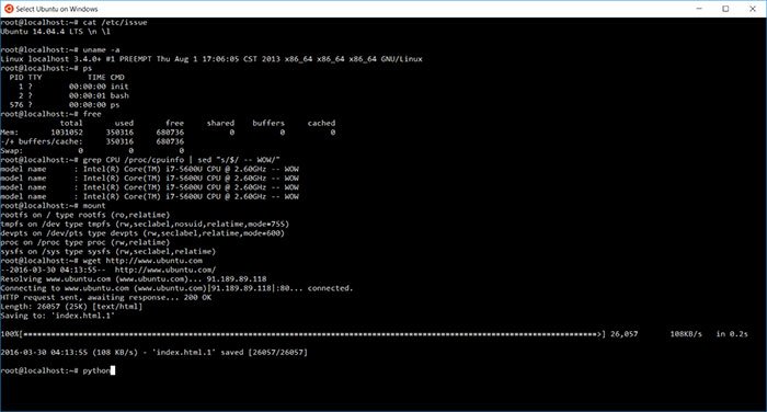 „Microsoft“ išleido „Windows 10“ su „Linux“  palaikymu