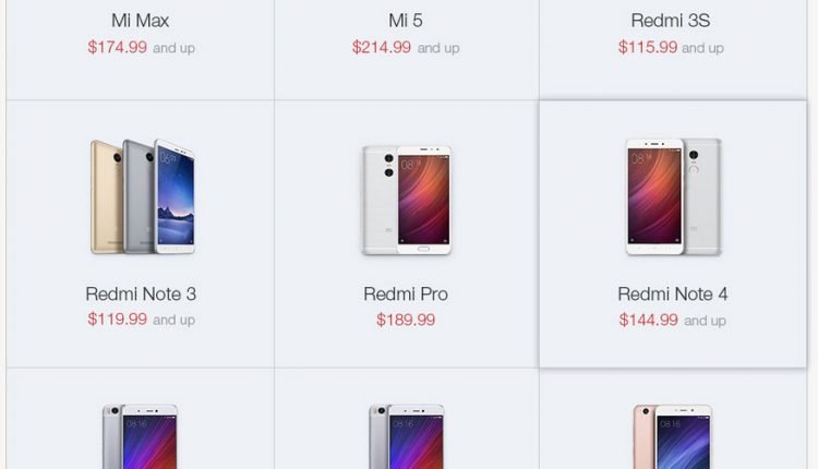 Xiaomi telefonų kainos šiuo metu