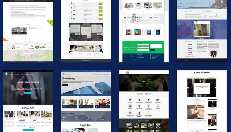 Internetinių svetainių kūrimas