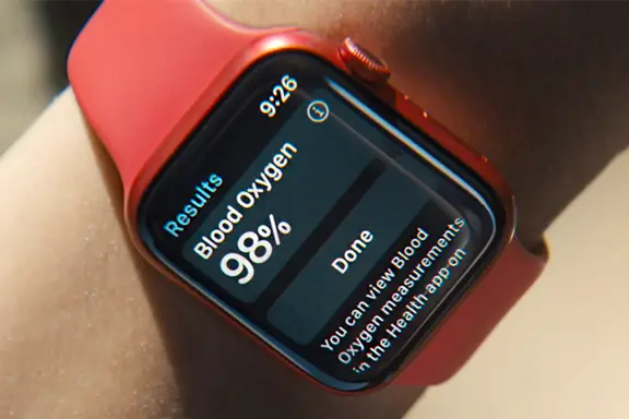 Apple Watch blood oxygen